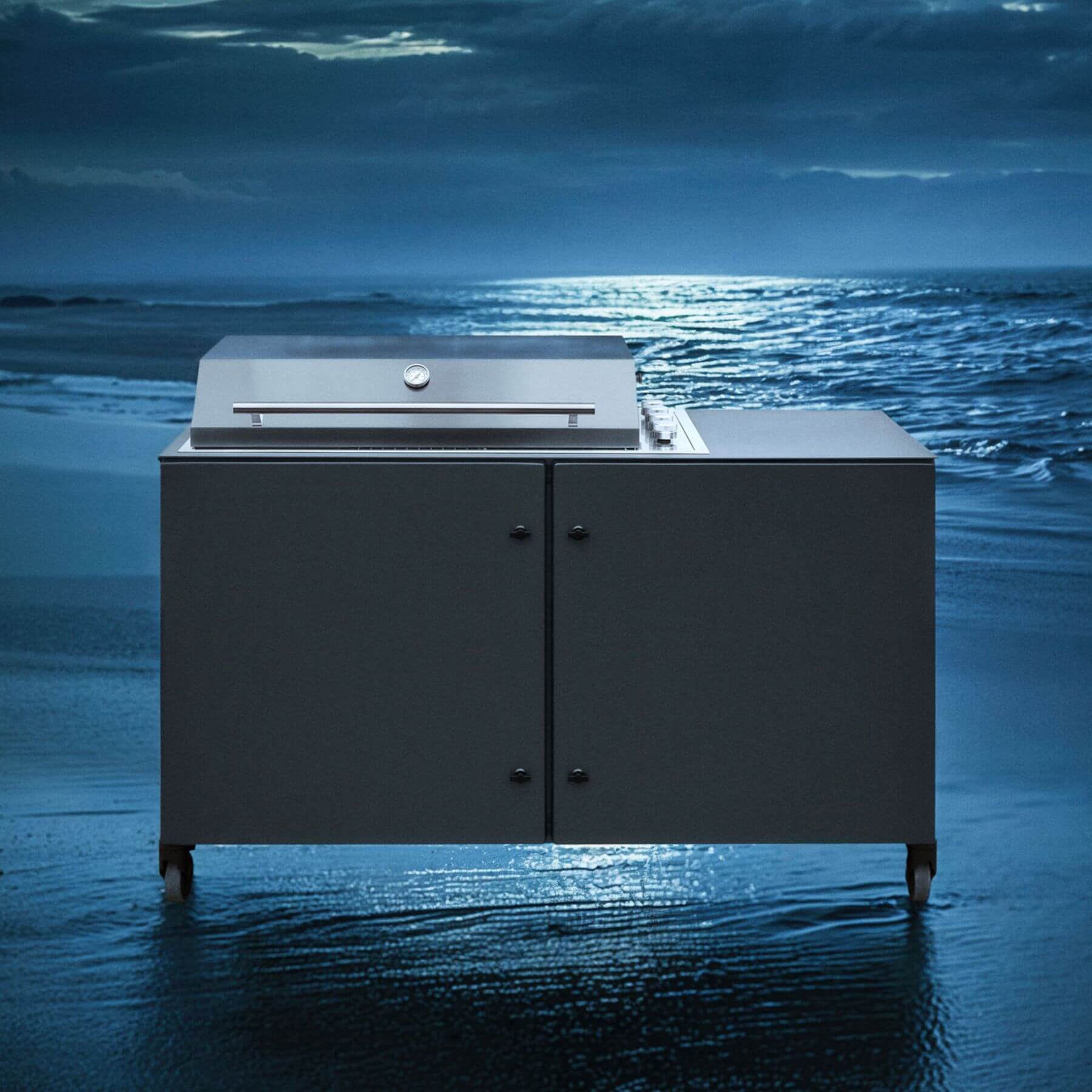 Culnaro Modern Grill - Midnight Black | Exclusive Outdoor Kitchen